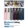 Busine Sle Multifunctional Lens Holder with Wristband Tempered Glass Film Case for Samsung Galaxy Z Fold 7 6 5 4 3 Protect Cover