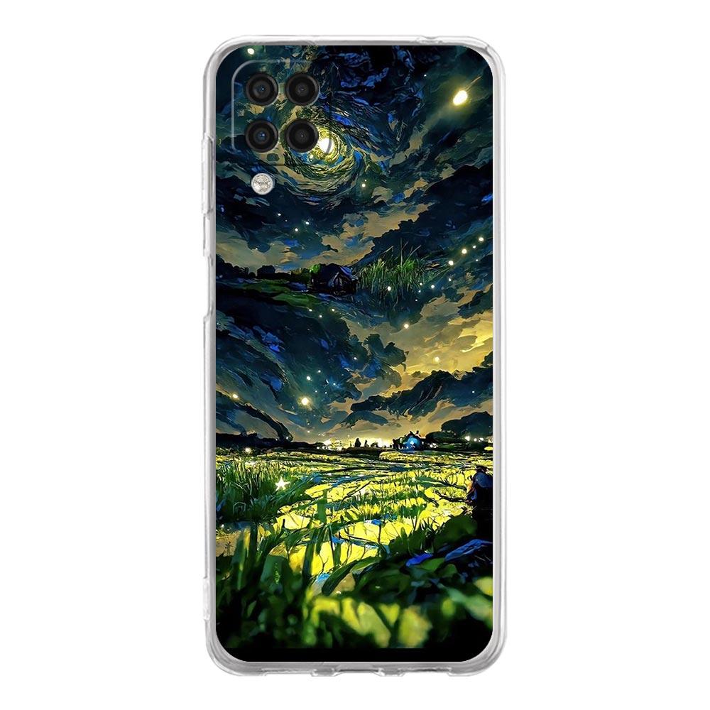INS Japan Sunset Scenery Phone Case For Samsung A51 A71 A21S A12 A11 A31 A41 A01 A03S A22 A13 A33 A73 A53 A52 A32 5G A23 Cover