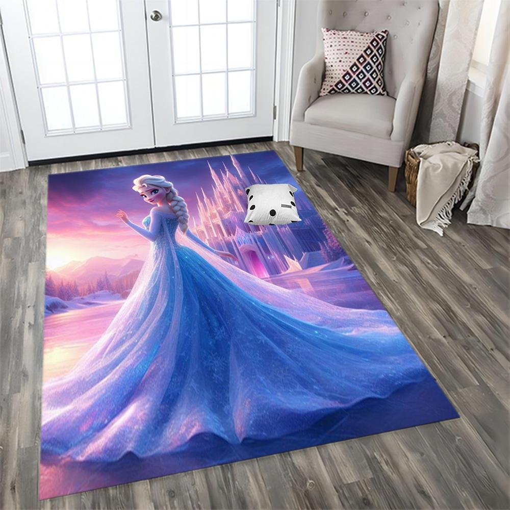 Frozen Adventure rug for Living Room, Bedroom, Study Room, Hallway Decoration, Perfect for Home Decoration or Holiday Gifts