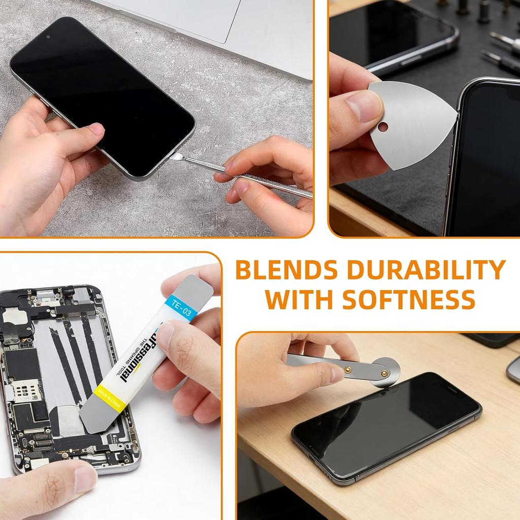 Spudger Pry Tool Kit Metal Spudger Ultra-Thin Prying Opening Tool for iPhone Laptop iPad Cell Phone Computer Repair Tool Kit