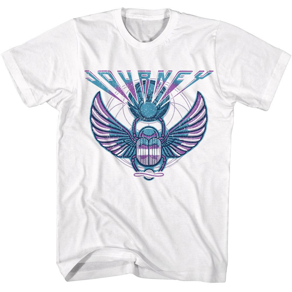 Journey 3 Color Scarab Men s T Shirt Rock Band Music Merch Unisex T-Shirt L
