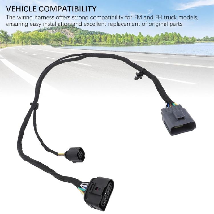 Headlight Cable Harness Headlamp Cable Wiring Truck Replacement Part Accessories Easy Installation for FM FH Truck