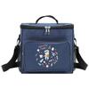 Insulated Bags Shoulder Lunch Bag Waterproof Cooler Box Portable Thermal Organizer Handbag for Men and Women Teeth Pattern