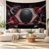 Tapestry AC Milan, Miękka tkanina do zawieszenia na ścianie, Dekoracyjne tło do sypialni, Sztuka ścienna do domu