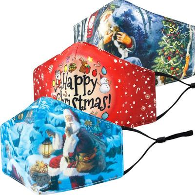 Christmas Mask Merry Christmas Decor for Home Santa Claus Xmas Gifts Navidad Christmas Ornaments Happy New Year