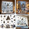 Christmas Window Clings Stickers Set for Holiday Home Decor
