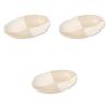 Set of 3 Karatsu Decorative Oval Fruit Plates X 14 X 2 Oval Setomonohonpo [20.5 Cm] Plates, Ceramic,