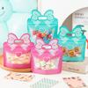 5 Pcs Candy Snack Packaging Bag Cute Bow Creative Party Favor Gift Bags Food Grade Self-Lock Zipper Sealed Bag Kid Birthday Gift