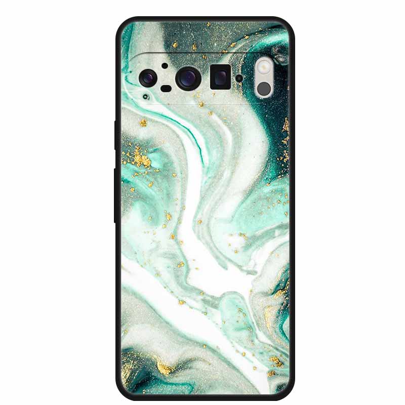 For Google Pixel 10 Pro Case Vivid Graceful Premium Marble TPU Soft Silicone Phone Cases Impact Chic Mineral-Finish Para Cover