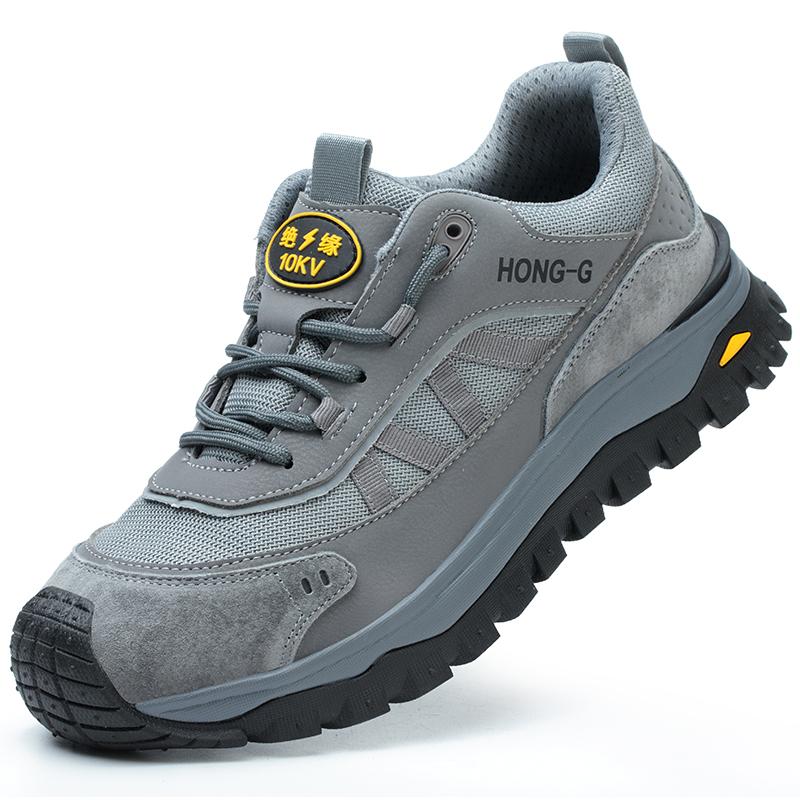 

Insulation 10Kv Indestructible Shoes Anti-Smash Anti Puncture Safety Shoes Men Anti Slip Protective Shoes Work Sneakers Men Boot 38