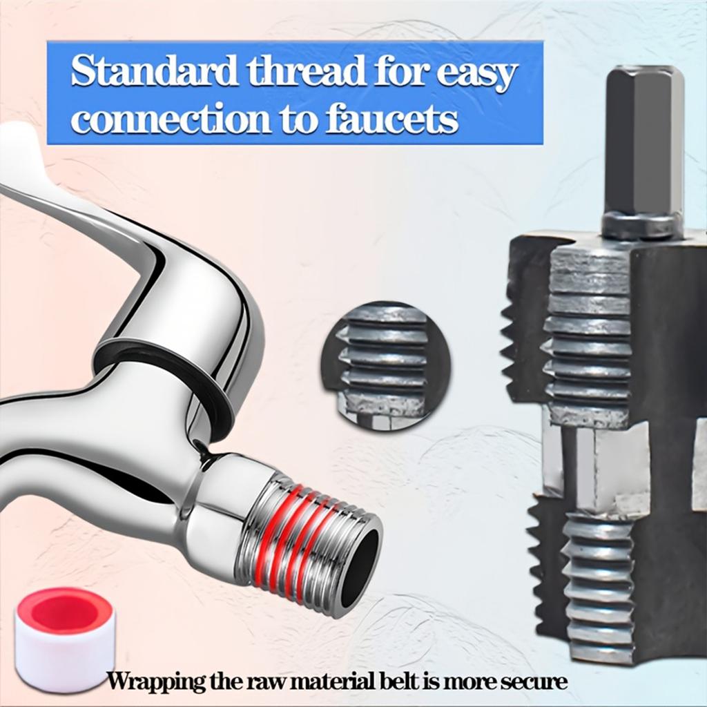 PVC Pipe Threader Tool Powerful Electric Drill Modified Water Pipe Threader Suitable for Improving Thread Processing