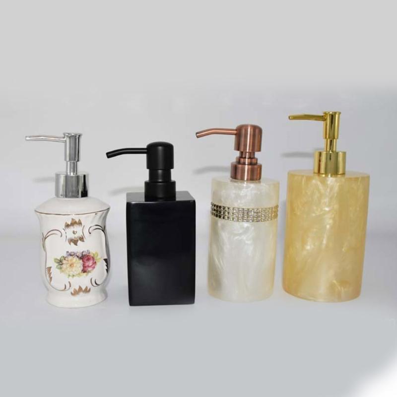 Practical Dispensing Metal Pumps Head Thread Standard Convenient for Cosmetic and Bath Products Daily Casual Use