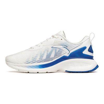 1.5 Zapatillas de Running Casuales Amortiguadoras Antideslizantes Resistentes al Desgaste Transpirables de Caña Baja para Hombre Zapatillas Blanco Azul 112135586S-1