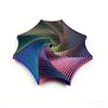 8.5Cm Octagonal Whirling Spiral Fidget Toy Colorful Sensory Relax Antistress Fidget Toy For Adhd/Autism Stress & Anxiety Relief