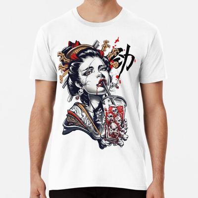 Japanese Geisha Girl Vaporwave Cyberpunk Pop S To 5XL Made In the AU/USA T-Shirt
