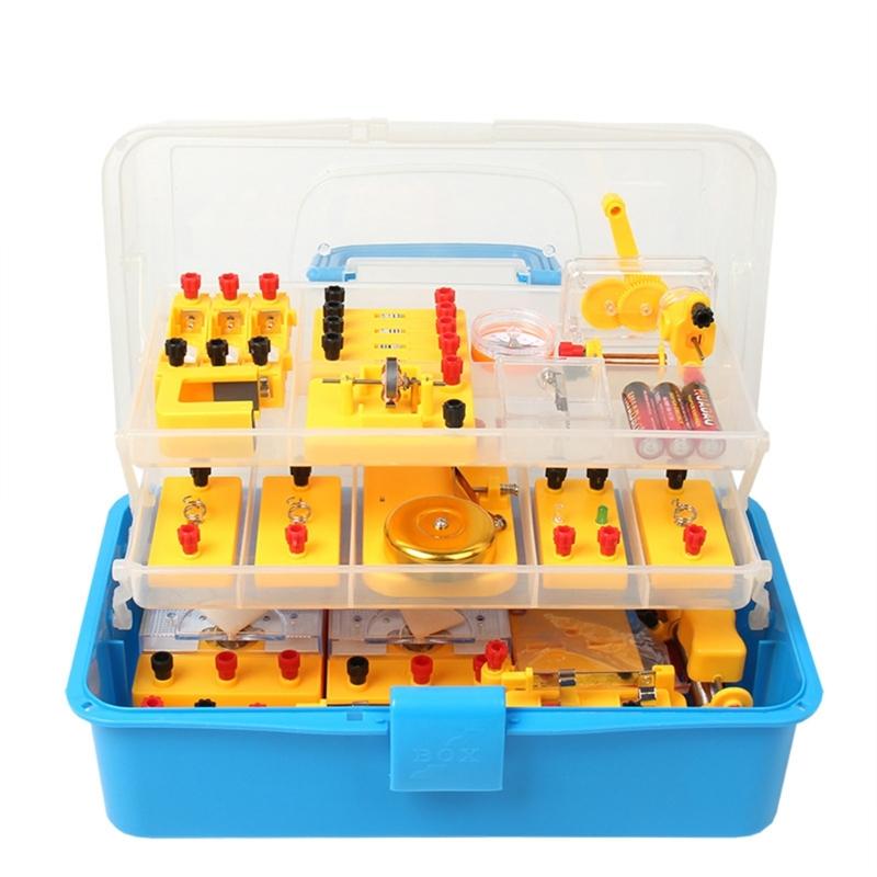 

Простая в использовании коробка для экспериментов с электрическими цепями с пошаговыми руководствами для обучения науке и демонстраций 1