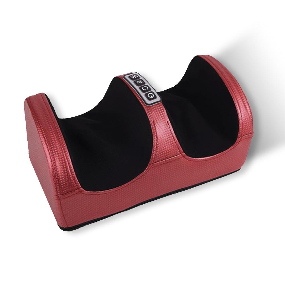 

Многофункциональный инфракрасный нагреватель Электрический массажер для ног Шиацу Расслабляющий массажер для тела Глубокий массаж мышц Массажный ролик Salud Relaxation EU Plug красный