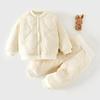 Baby Winter Cotton Pajama Set 5-18 Months Soft Long Sleeve Jacket Pants A-Class Safety Unisex Toddler Sleepwear