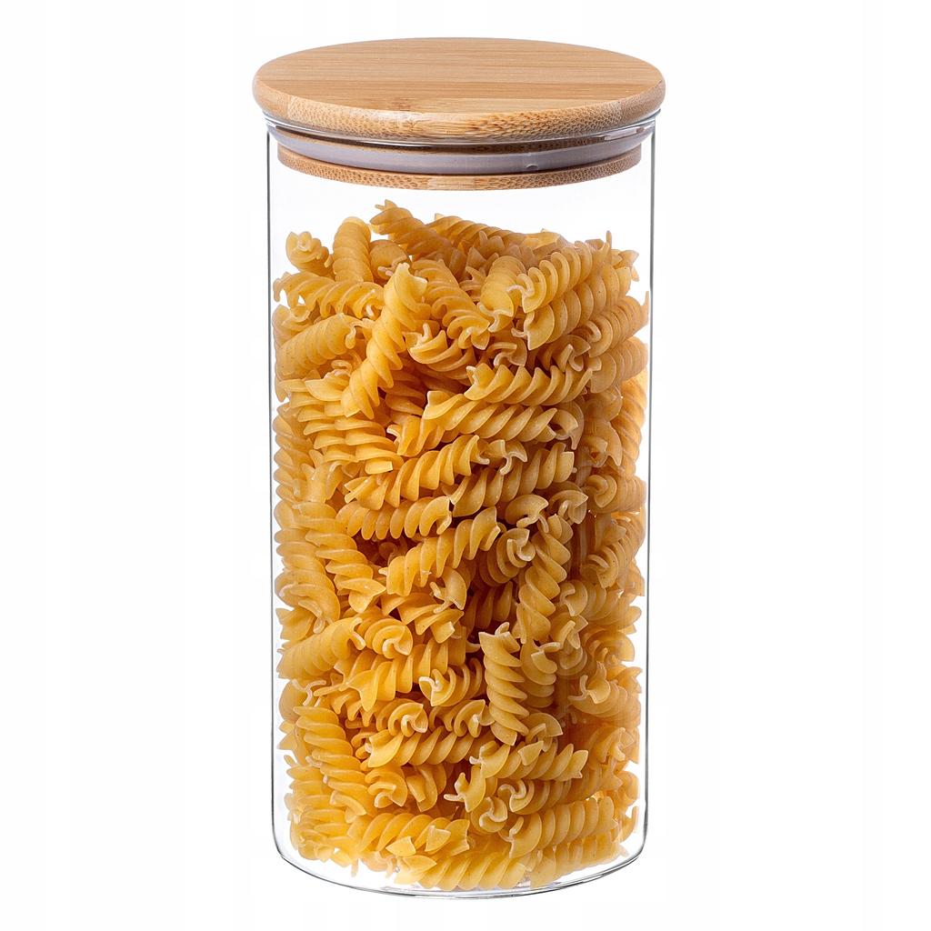 KADAX 5x Vorratsbehälter Glasbehälter Nudeln mit Deckel Set