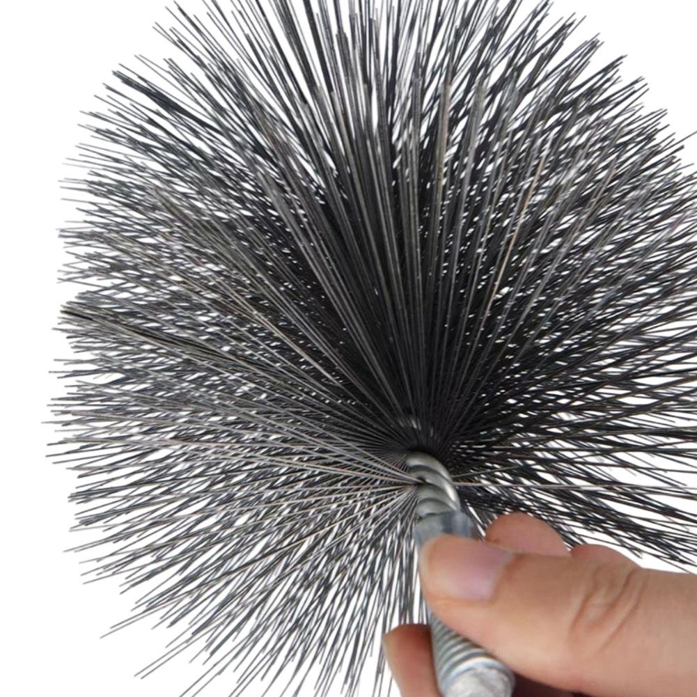 Boiler Brush Kit Chimney Cleaning Set Stove Pipe Brush