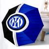 Inter Milan, Automatic Folding Umbrella, Portable and Foldable Design, 8 Ribs, a Christmas or Birthday Gift.