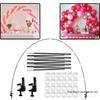 15-Section Fiber Rod Balloon Arch Kit with Water Bag Base for Birthday, Wedding, or Christmas Decorations