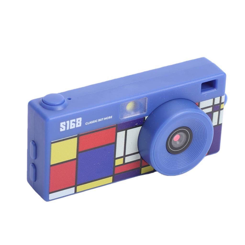 Keychain Digital Camera 2K 12MP Tiny Retro Camera Pocket Video Recorder with 1.47 Inch Screen 7 Filters Flashlight