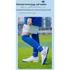 Li Ning Buty Piłkarskie Dziecięce Sztuczna Trawa Codzienne Amortyzujące Wytrzymałe Niskie Buty Piłkarskie Dziecięce Buty Piłkarskie Białe Niebieskie YKGU008-3