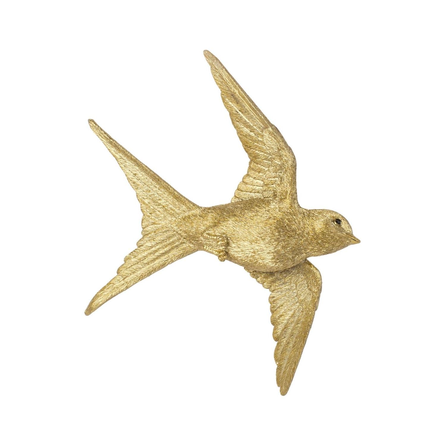 

Ubia Soaring Swallow x 2 x Garden Magnet, Gold, 10.3 10.3 cm, Figurine, Animal, Decor, Bird, H24108-12