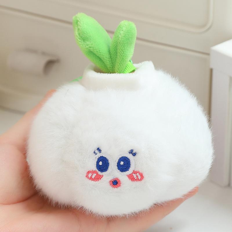 Cute Fruit Keychain Girls Bag Pendant School Bag Back Plush Toy Doll Wedding Throwing Doll