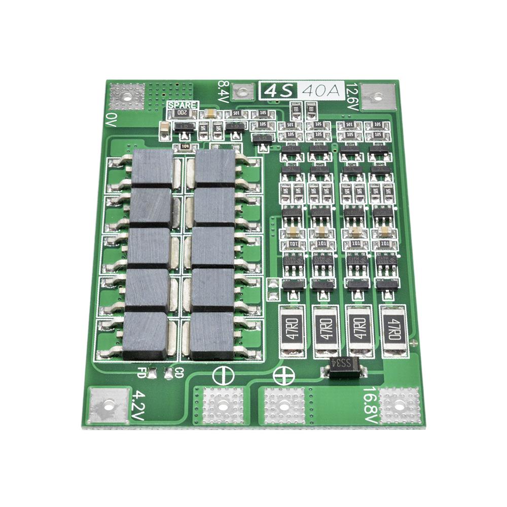 3S 4S 40A 60A Li-ion Lithium Battery Charger Protection Board 18650 BMS For Drill Motor 11.1V 12.6V/14.8V 16.8V Enhance/Balance