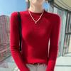 Women’s Versatile High-Neck Wool Sweater - 100% Pure Wool, Ideal Base Layer for Autumn/Winter 2026