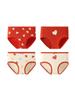 Baby Girls' Cute Cartoon Print Cotton Underpants - Breathable Bow Design for Infants and Toddlers