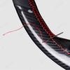 Sports Popular 4-Spoke 38cm Anti-Slip Suede Universal Car Steering Wheel Cover Hand Sewn Needle Thread Protector Fiber Leather