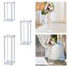 Acrylic Vase Wedding Centerpiece Clear Modern Decor Geometric Rectangle Flower Party