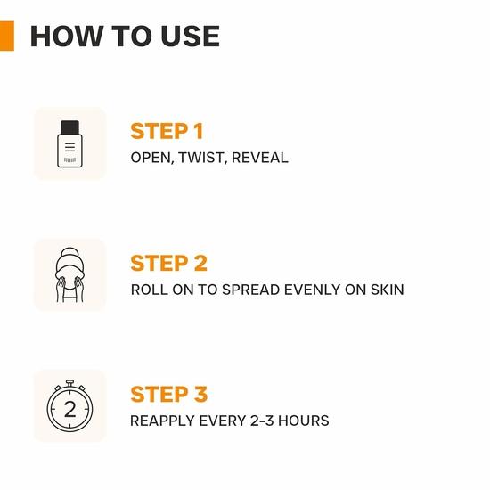 DERMATOUCH Stick de protecție solară matifiant cu vitamina C | SPF 60 PA++++ | Pentru iluminare | Cremă de protecție solară ușoară, fără urme albe, pentru toate tipurile de ten - 20g