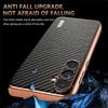 AZNS For Samsung Galaxy S26+ Case Electroplating Carbon Fiber Texture PU + TPU Phone Cover