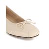DakS Women S Comfort Flat ShoeS 3.5cm Ribbon Decor drS602lS35 Ivory
