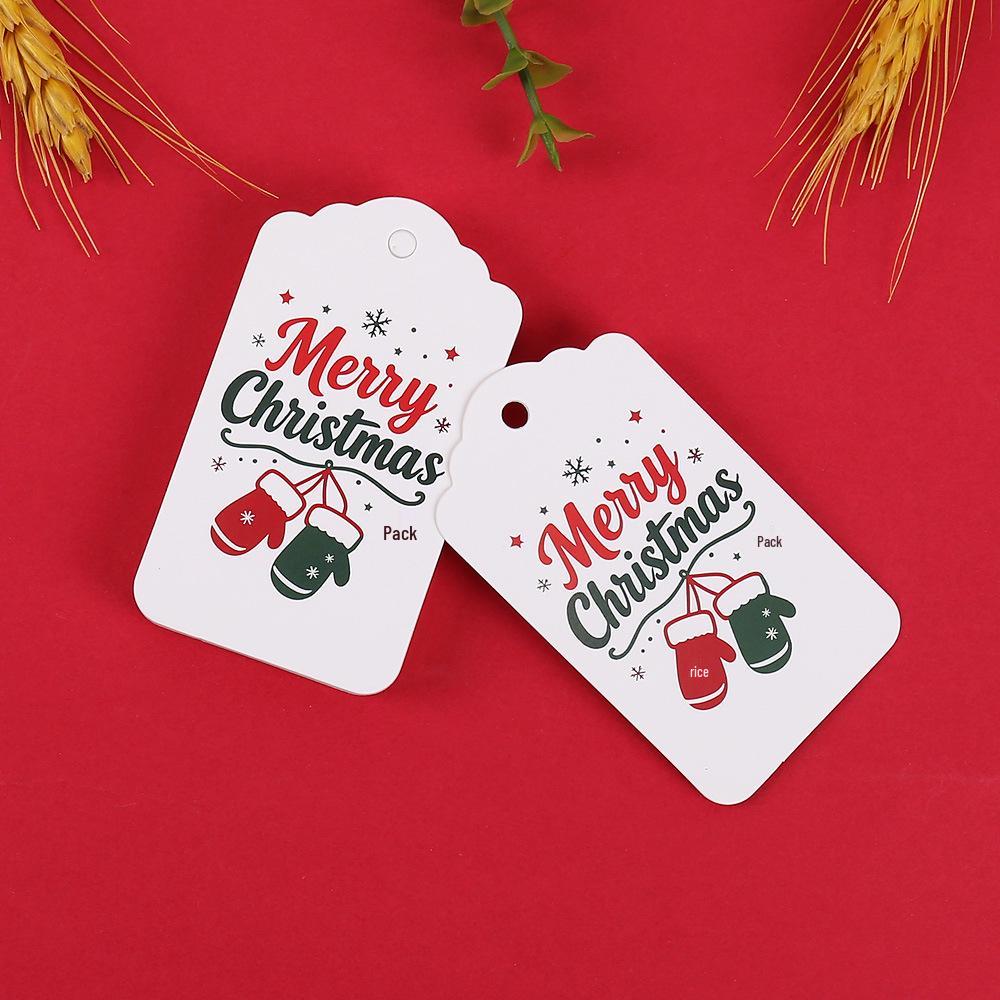 2026 Christmas Gloves Gift Tags: New Style Hang Tags for Decorations & Cards