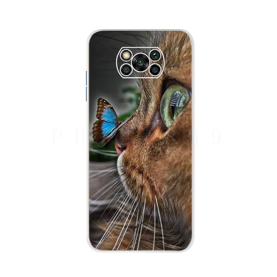 Case For Xiaomi Poco X3 NFC Case PocoX3 Pro Cover Soft TPU Fundas For Xiaomi Poco X3 Pro PocoX3 NFC X 3 GT Phone Case Bag Bumper