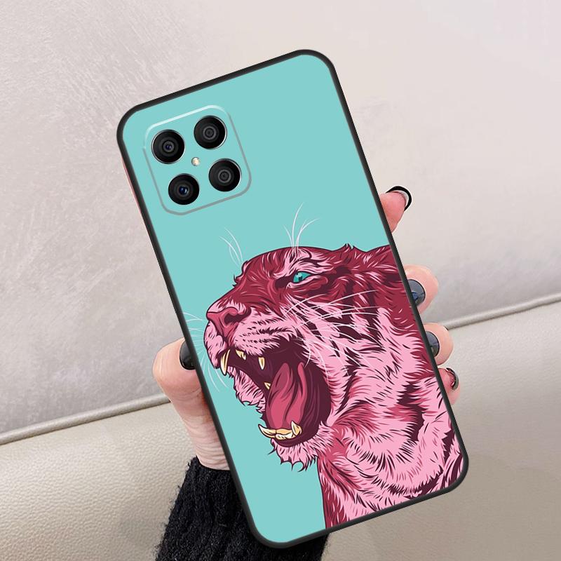 Animal Tiger Art For Honor Magic 8 6 7 Pro Case For Honor 400 Lite 200 50 70 90 X8c X8b X9a X9b X9c X9d Win RT