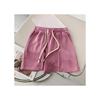 Summer Shorts Women Elasticity Lovely Girls Korean Style Sweet Students Harajuku Simple Pure Gray Trousers Female
