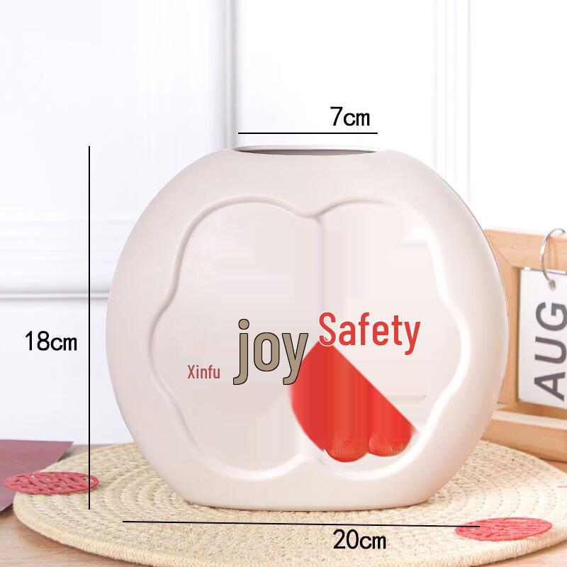 Peace & Joy New Chinese Style Plastic Vase