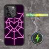 Cool S-Spider Web H-Heart Phone Case For iPhone 17,16,15,14,13,12,11,Pro,Max,Plus,Mini,SE Magsafe Magnetic Wireless Charging