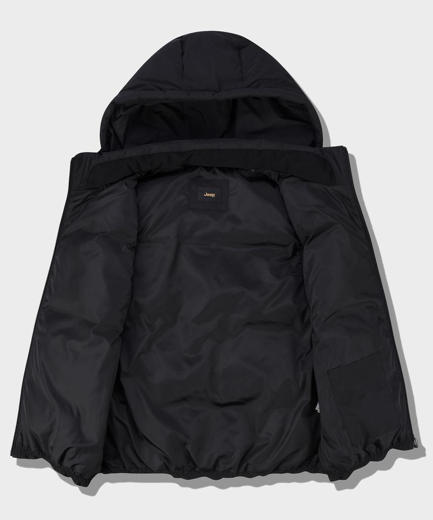 Jeep Iconic Microball Puffer Vest (Jq5Jpu692Bk)