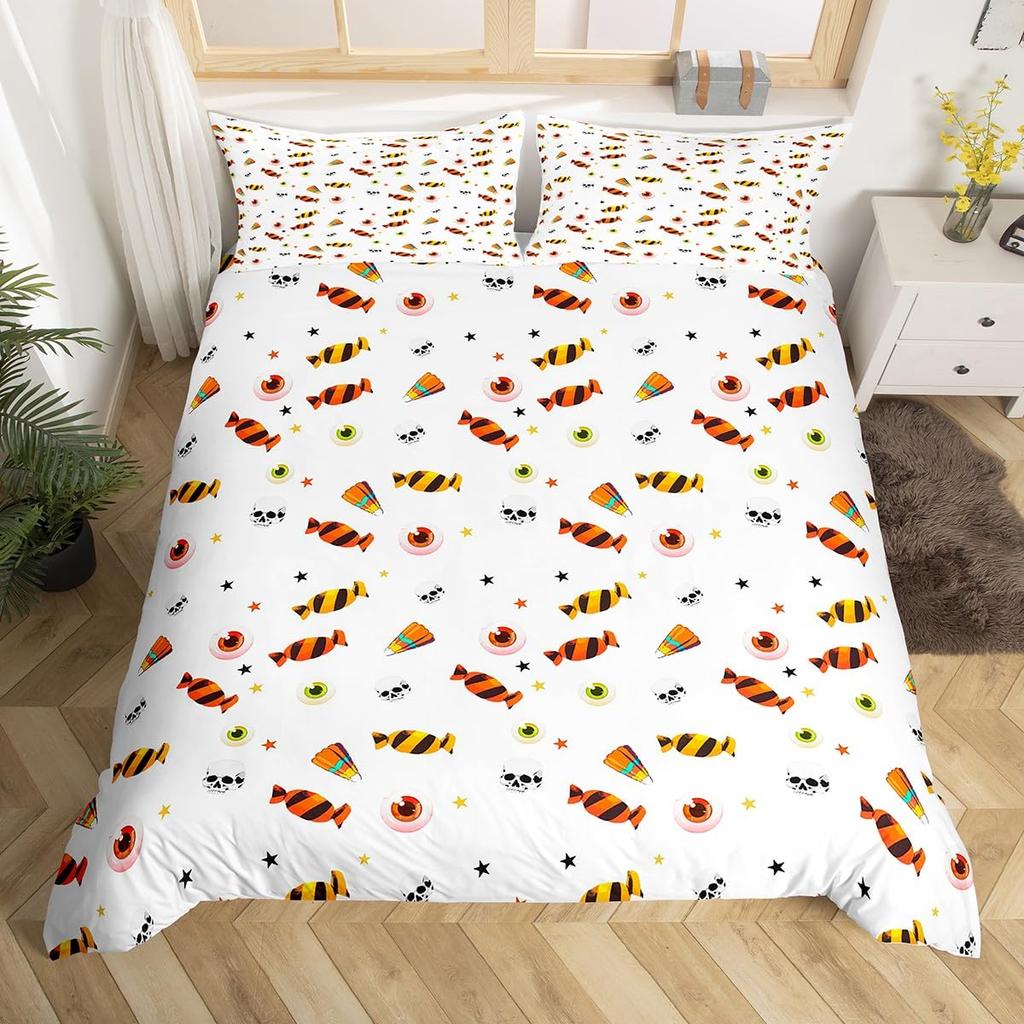 Candy Duvet Covers For Kids Boys Girls Queen King Size Lightweight Down Room Decor 2 Pillowcases And 1 Duvet Cover No Comforter