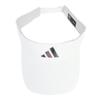 Adidas Golf White Metal Logo Golf Visor Men's