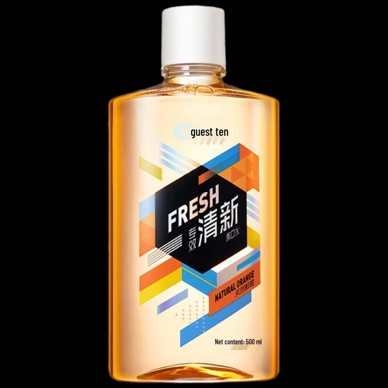 Shuke Natural Fresh Orange Antibacterial Mouthwash (3x500ml)