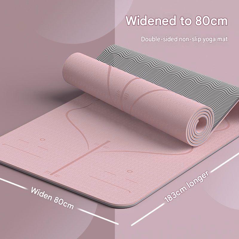 Yoga mat, women's fitness mat, home use, non-slip, soundproof, shock-absorbing, quiet, new style sports slimming mat