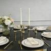 Light Luxury Minimalist Design Candle Holder Nordic Alloy Candle Stand Home Decore Candelabra Gift